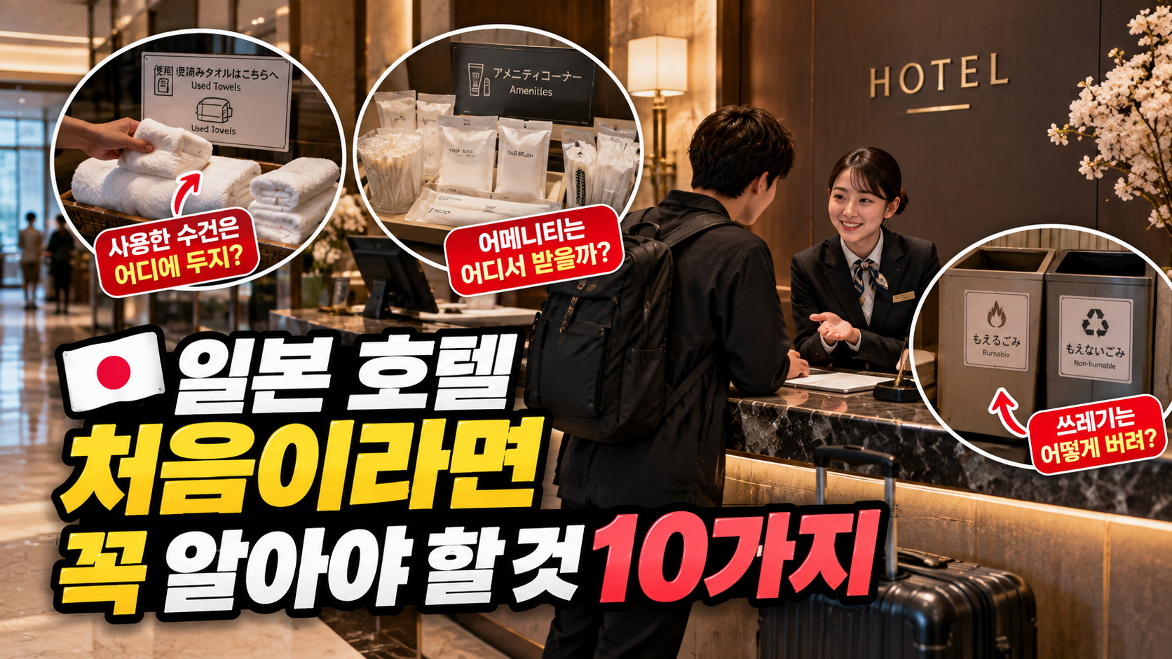일본 호텔 알아야 할 것 10가지